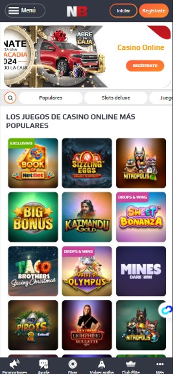 Netbet Casino aplicación móvil