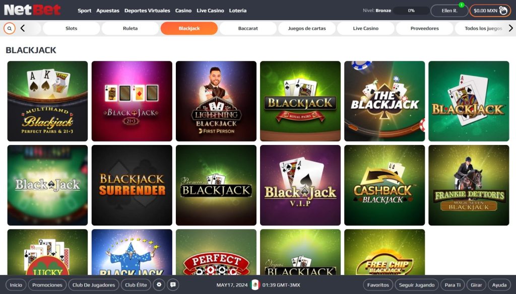 Blackjack, NetBet