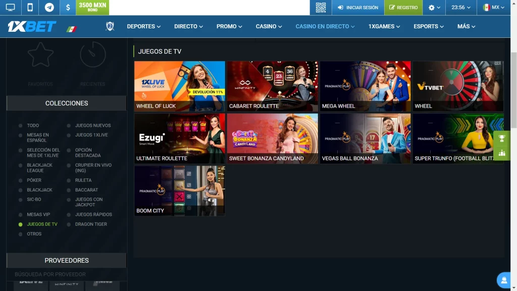 Juegos de TV, 1xBet