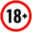 18 plus logo