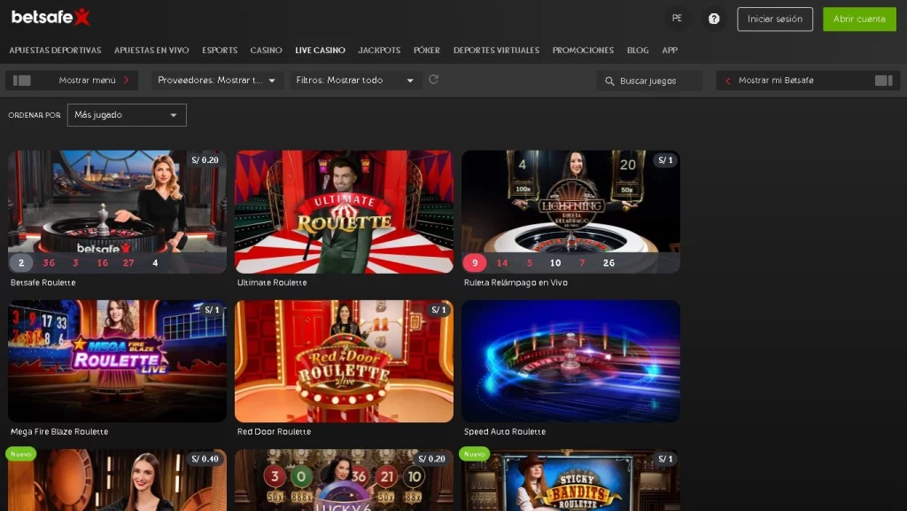 Casino online ruleta en vivo