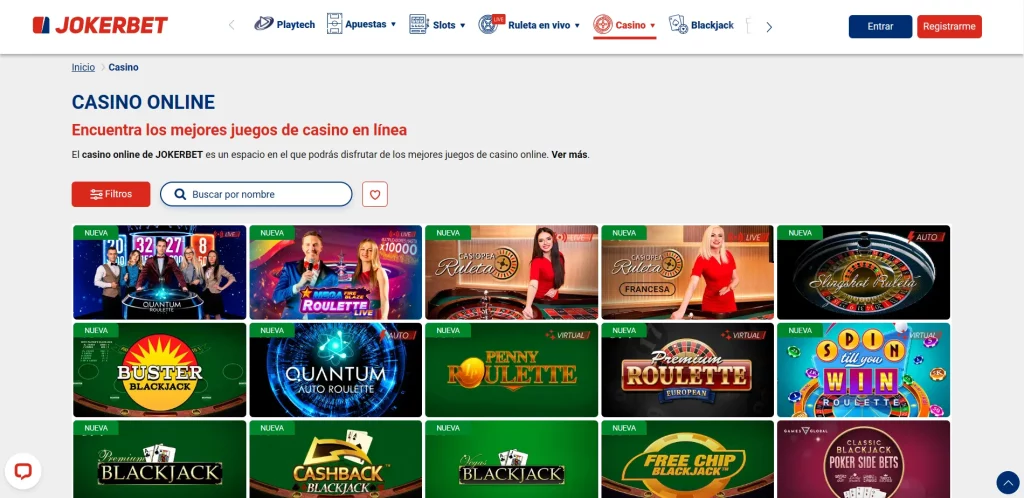 Juegos de casino, JOKERBET