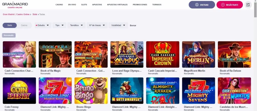 Novomatic Gaming Spain, Casino Gran Madrid